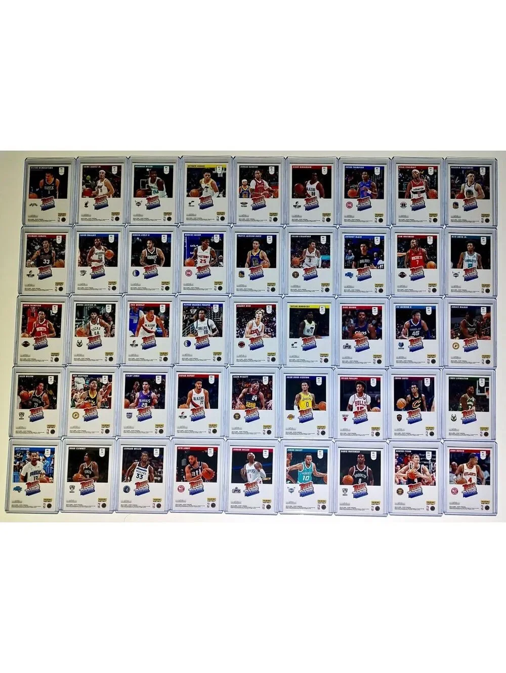 2023-24 Panini Donruss Rated Rookie NBA Complete 45 Card Basketball Set 1/715